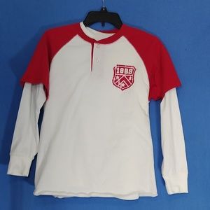 Seattle Cotton Boy's L Two piece layered Shirts Like New